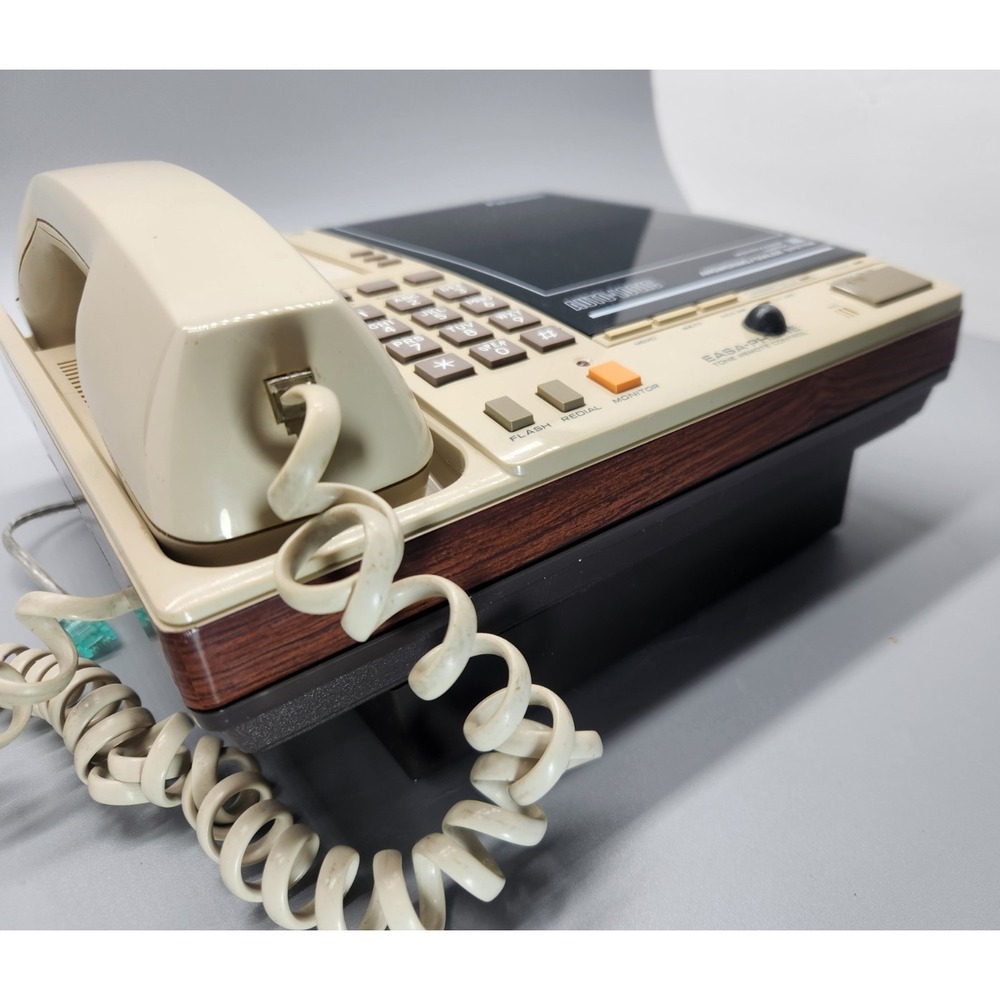 Panasonic Dual Tape Answering Machine Easa-Phone Auto Logic PROP AS-IS untested